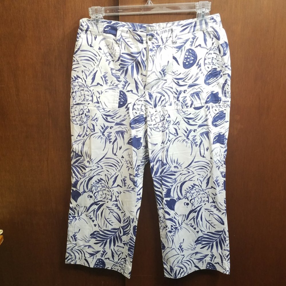 Chico's Tropical Capri's